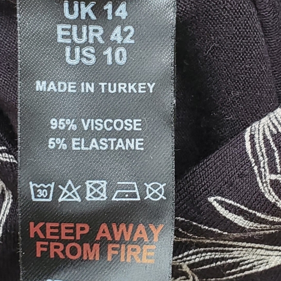 NEW! Long Tall Sally Jersey Viscose Jumpsuit Size 10 - Picture 8 of 8